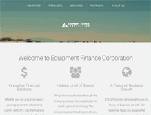 Tablet Screenshot of efc-finance.com
